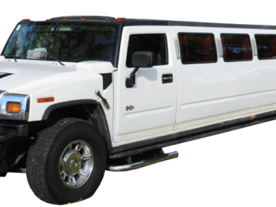 White Hummer Limo in Edmonton