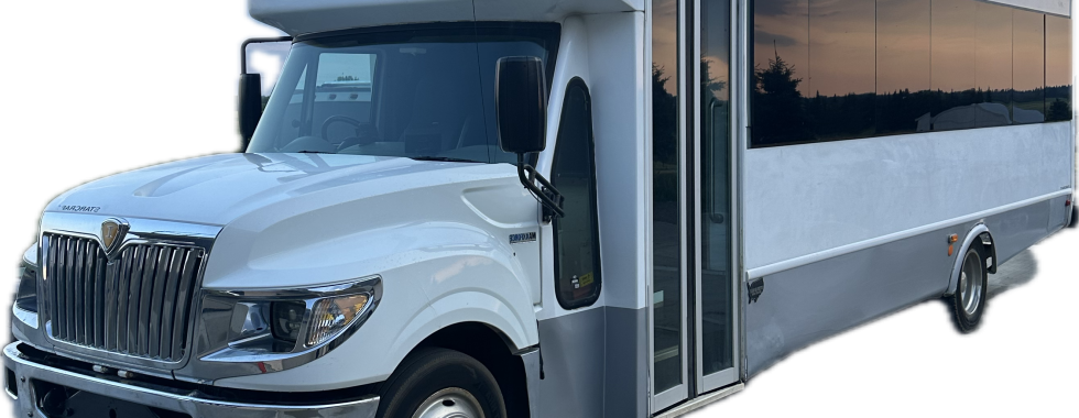 25 Passenger Edmonton Party Bus for Weddings and Grads